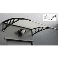 Garden Pleasure Vordach 80 x 100 cm transparent/polycarbonat