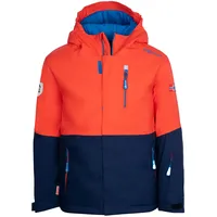 TROLLKIDS Hallingdal Jacke - Flame Orange / Navy -