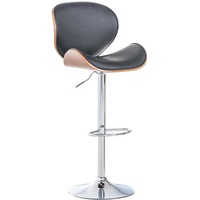 CLP Barhocker Edmonds Kunstleder walnuss/schwarz
