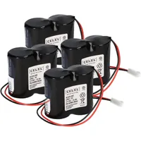 Akkuman 4er SET Batterie kompatibel ABUS Security-Center für 2WAY-Funksirene