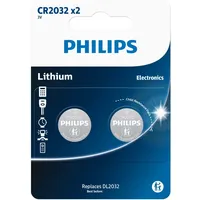 Philips 1x2 Philips Lithium 3.0V CR2032 Knopfzelle