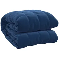 VidaXL Gewichtsdecke Blau 120x180 cm 5 kg Stoff