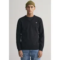 GANT V-Ausschnitt-Pullover »Classic Cotton V-Neck«, Premium Strickjersey aus weicher