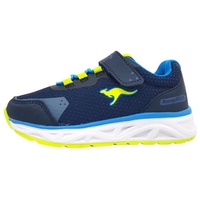 KangaROOS K-OK Ionis EV Sneaker, k Blue/limetta, 30 EU