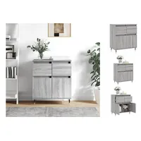 VidaXL Sideboard Grau Sonoma 60x35x70 cm Holzwerkstoff
