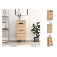 VidaXL Sideboard Sonoma-Eiche 34,5x34x90 cm Holzwerkstoff