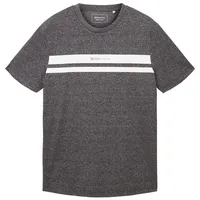 Tom Tailor Denim T-Shirt mit Print (1038750-10723) black Non-Solid