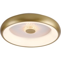 Just light. LED-Deckenleuchte Vertigo Messing