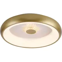 Just light. Vertigo 1 rund Messing Ø 46,5 cm