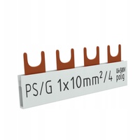Doktorvolt 1P Gabel 4-polig 10mm2 PS/G Schiene Sammelschiene 63A