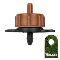 Bradas Micro Bewässerung Tropfer mit Strömungslabyrinth 8l/h Außgang 4mm
