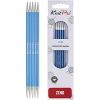 KnitPro Zing Nadelspiele 6" (15cm) | 4mm