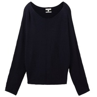 Tom Tailor 1037737 Knit Structured Batwing Pullover Sky Captain