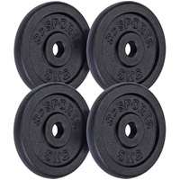 ScSPORTS ScSPORTS® Hantelscheiben Set 20 kg 30/31mm Gusseisen Gewichtsscheiben