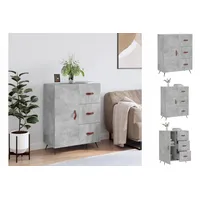 VidaXL Sideboard Betongrau 69,5x34x90 cm Holzwerkstoff