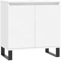 VidaXL Badezimmerschrank Weiß 58x33x60 cm Holzwerkstoff