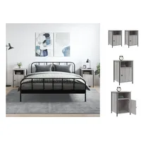 VidaXL Nachtschrank 40 x 42 x 60 cm Grau