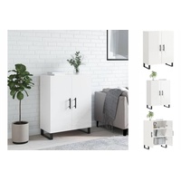 VidaXL Sideboard Hochglanz-Weiß 69,5x34x90 cm Holzwerkstoff
