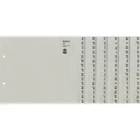 Leitz Registerserie A4 grau 12 St.