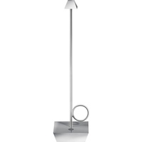 Broggi design Broggi Lampada Bugia ricaricabile cromata