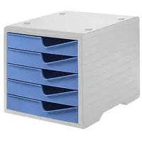 Styro Schubladenbox styroswingbox cornflower 275-8430.6281, DIN C4 mit 5