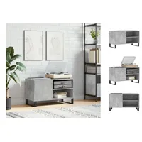 VidaXL Plattenschrank Betongrau 85x38x48 cm Holzwerkstoff