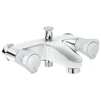 Grohe Costa L Wannenarmatur (Wandmontage, Aufputz, ohne S-Anschluss), silber,