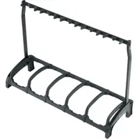 K&M 17515 5-fach Gitarrenständer Guardian 5 Schwarz