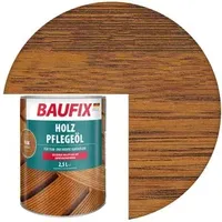 Baufix Holz-Pflegeöl teak seidenmatt, 2.5 Liter, Holzpflege,