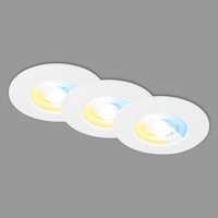 Briloner – 3er Set LED Einbaustrahler 230V, LED Strahler