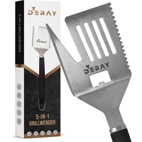 Deray Grillbesteck 41 cm Edelstahl schwarz