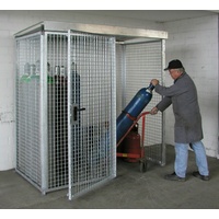 Bauer Südlohn Gasflaschen-Container GFC-M1/D, feuerverzinkt