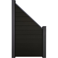 GROJA Solid Steckzaun Schräg schmal 90 cm x 180/90
