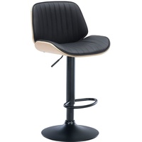 CLP Barhocker Nova Kunstleder natura/schwarz