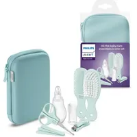 Philips AVENT Babypflege-Set – Starter-Set mit 9 Zubehörteilen: Nagelknipser,