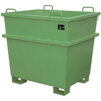 Bauer Südlohn Universalcontainer UC 1000, lackiert, Resedagrün