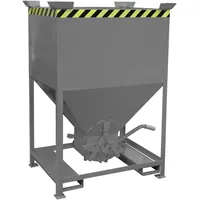 Bauer Südlohn Silobehälter SG 600, lackiert, Mausgrau