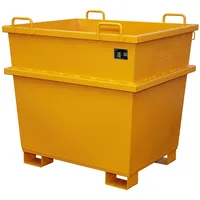 Bauer Südlohn Universalcontainer UC 1000, lackiert, Gelborange