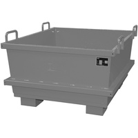 Bauer Südlohn Universalcontainer UC 500, lackiert, Mausgrau