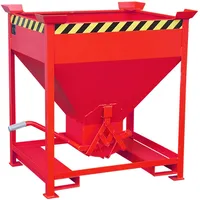 Bauer Südlohn Silobehälter SG 375, lackiert, Feuerrot
