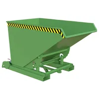 Bauer Südlohn Spänebehälter S4A 1200, lackiert, Resedagrün