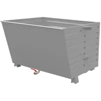 Bauer Südlohn Späne-Stapelkipper BSL 150, lackiert, Mausgrau