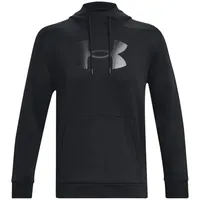 Under Armour fleece big logo kapuzenpullover schwarz herren -