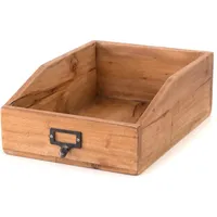 DESIGN DELIGHTS DOKUMENTENABLAGE Honig, Holz, 24x12x33 cm, Arbeitszimmer, Schreibtische