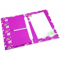 Artoz Briefpapier mit Briefhüllen Einhorn pink ca. DIN A5