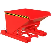 Bauer Südlohn Spänebehälter S4A 600, lackiert, Feuerrot