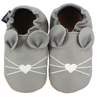 Beck Unisex Kinder Mäuschen Hausschuhe, Grau, 16 EU