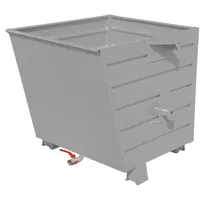 Bauer Südlohn Späne-Stapelkipper BSL 55, lackiert, Mausgrau