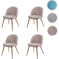 Mendler 4er-Set Esszimmerstuhl HWC-D53, Stuhl Küchenstuhl Retro 50er Jahre