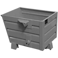 Bauer Südlohn Späne-Stapelkipper BSL 30, lackiert, Mausgrau